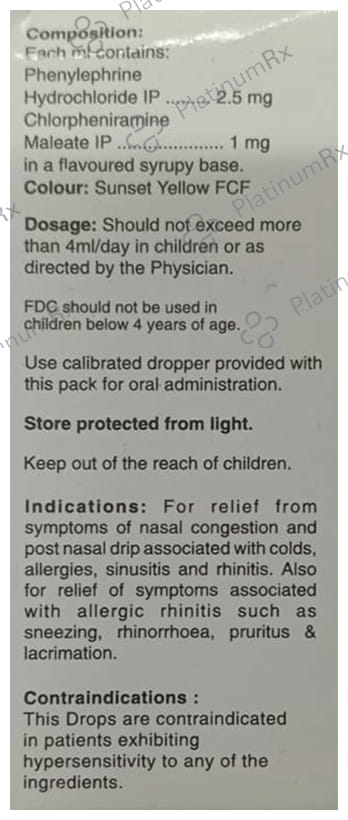 Flucold AF 1/2.5mg Drops 15ml