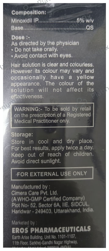 Capihair M 5% Topical Solution Alcohol Free