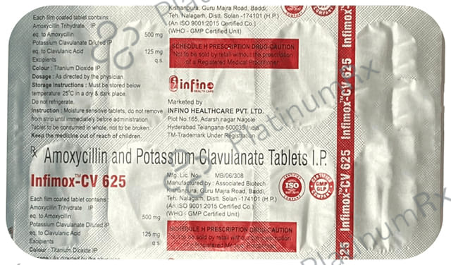 Infimox-CV 625 Tablet