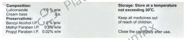 Lulican XL 1% Cream 50gm