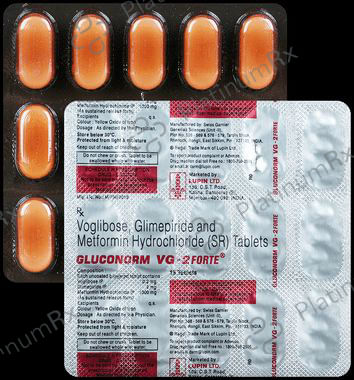 Gluconorm VG 2 Forte Tablet SR 15s