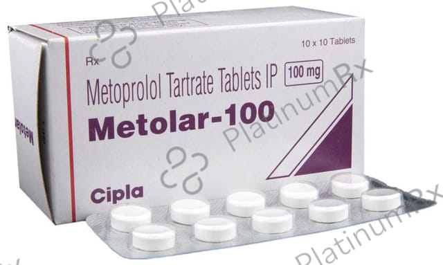 Metolar 100mg Tablet 10s