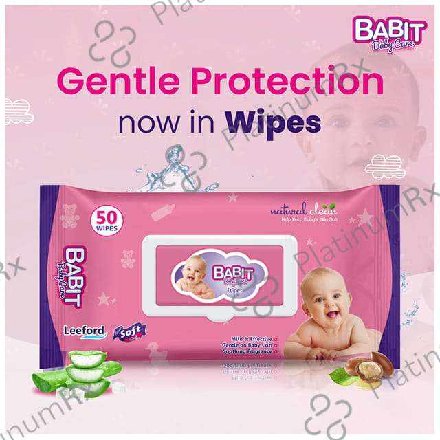 Babit Baby Care Wipes 50 wipes
