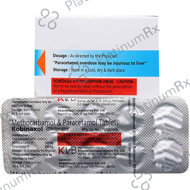 Robinoxol 250mg/350mg Tablet