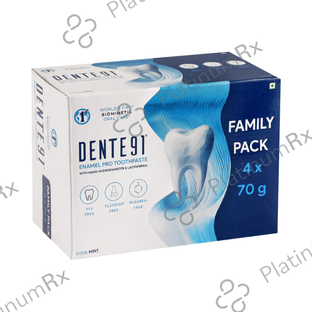 Dente 91 Cool Mint 70gm Toothpaste 4s