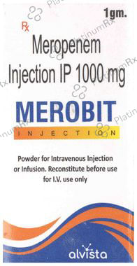 Merobit 1000mg Injection 1 Injection Alvista Biosciences Pvt