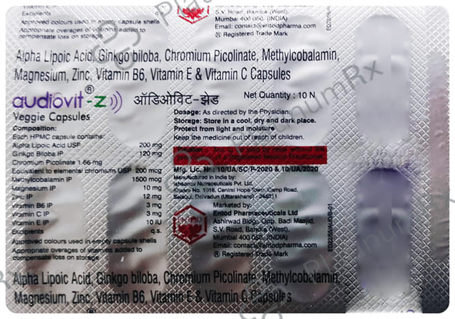 Audiovit Z Capsule 10s
