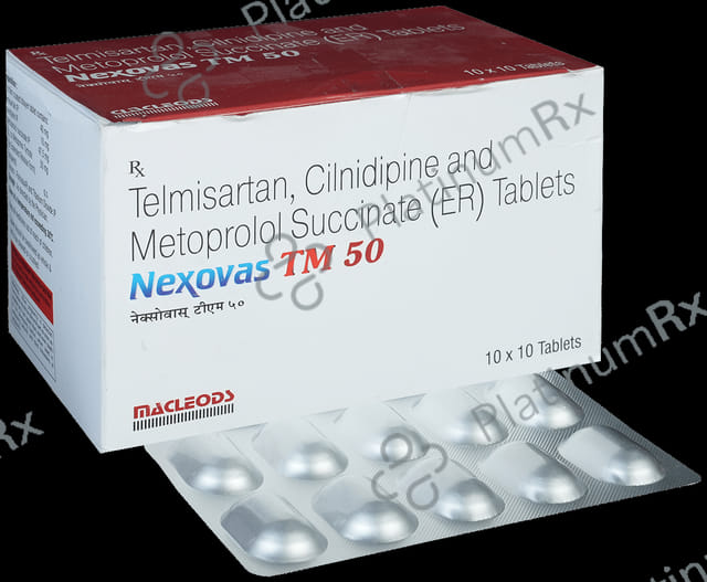 Nexovas TM 10/50/40mg Tablet ER 10s