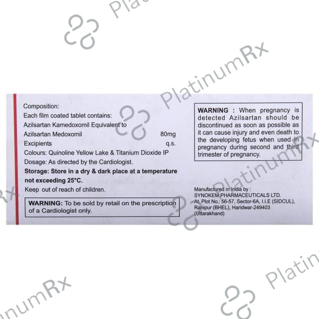 Azilma 80mg Tablet 10s