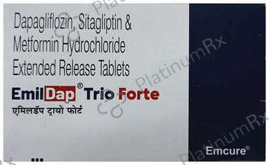 Emildap Trio Forte 10/1000/100mg Tablet ER 10s