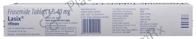 Lasix 40mg Tablet 15s