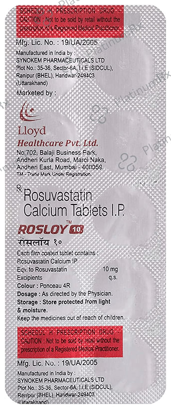 Rosloy 10 Tablet 10 Tablet
