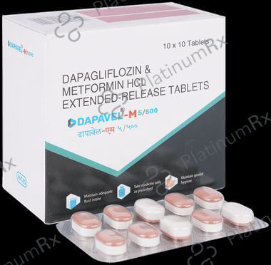 Dapavel M 5/500mg Tablet 10s