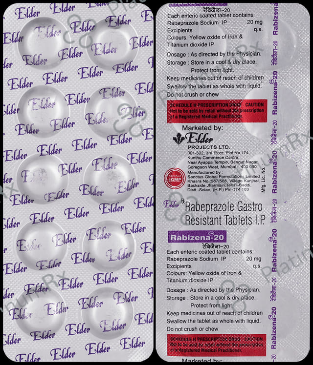 Rabizena 20mg Tablet