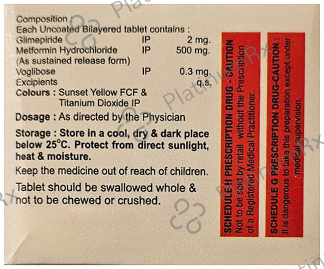 Glucopar-GVM 2 SR Tablet