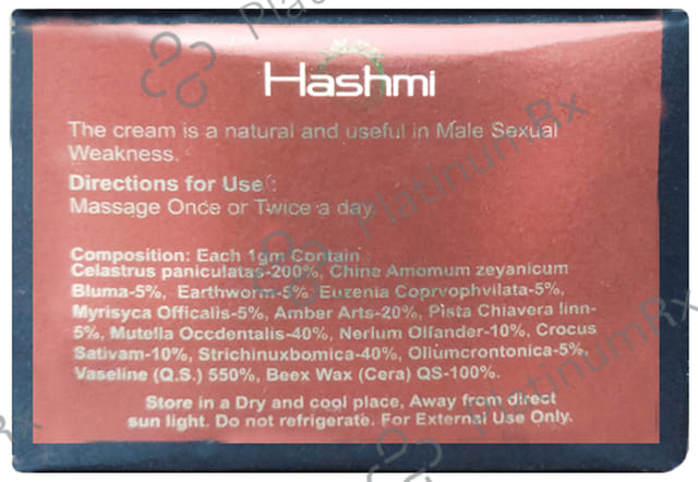 Hashmi Mughal-E-Azam Herbal Cream for Men 50 gm