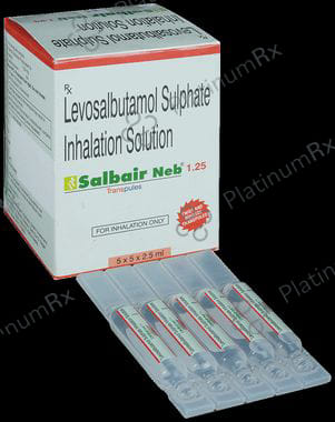 Salbair Neb 1.25mg Transpules 5 Transpules