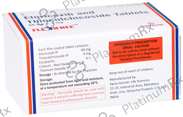 Flexifree 60/4mg Tablet 10s