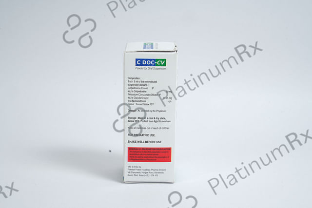 C Doc CV 50mg/31.25mg Syrup 30ml