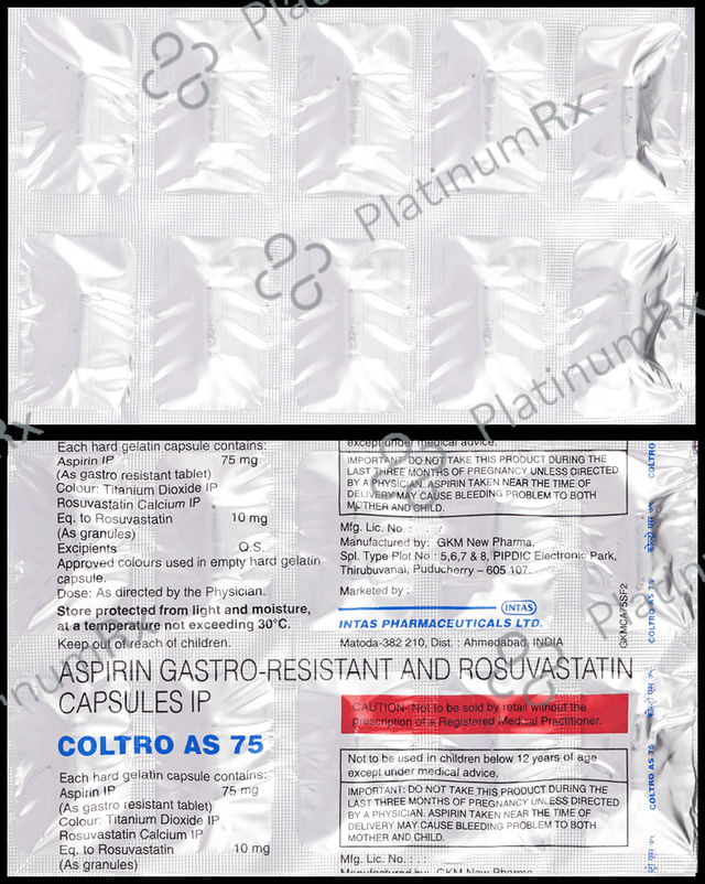 Coltro AS 10mg/75mg Capsule