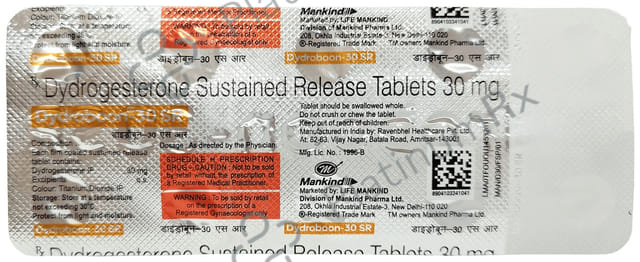 Dydroboon 30mg SR Tablet 10s