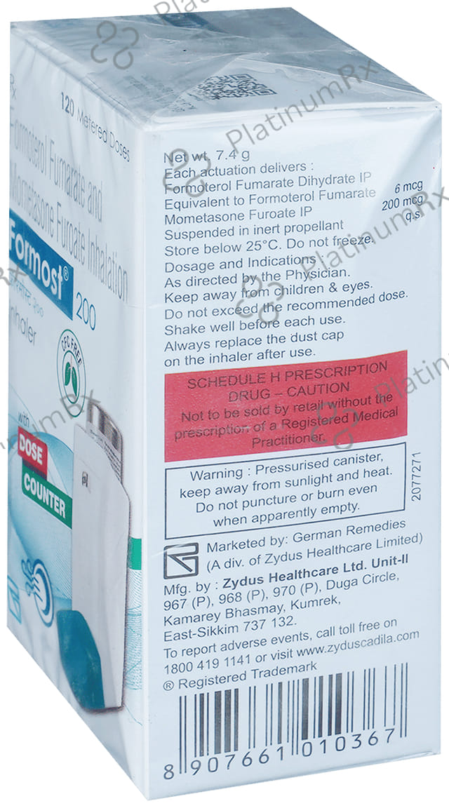 Formost 200/6mcg Inhaler 120MDI