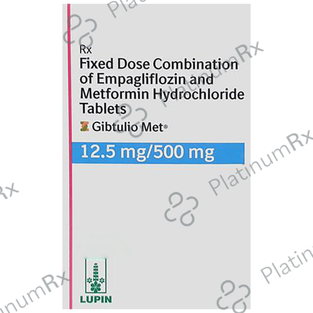 Gibtulio Met 12.5/500mg Tablet 10s
