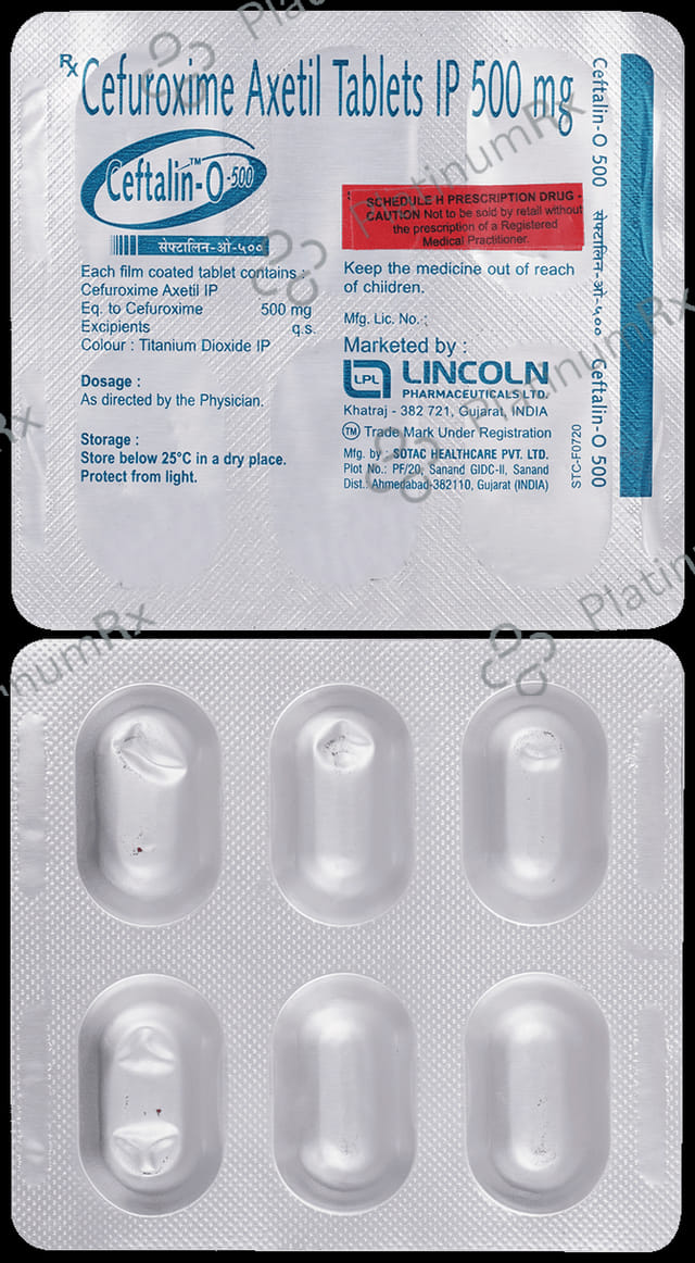 Ceftalin O 500mg Tablet 6s