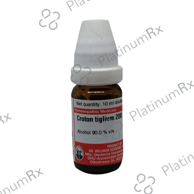 Dr Willmar Schwabe Germany Croton Tiglium Dilution 200