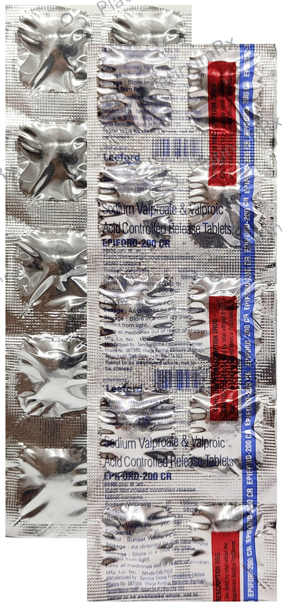 Epiford 200mg Tablet CR 10s