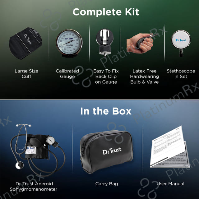 Dr Trust Aneroid BP With Stethoscope 112