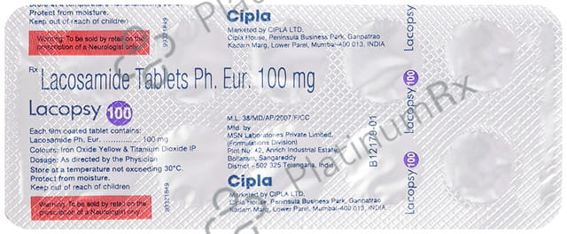 Lacopsy 100mg Tablet 10s