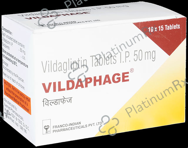 Vildaphage 50mg Tablet 15s