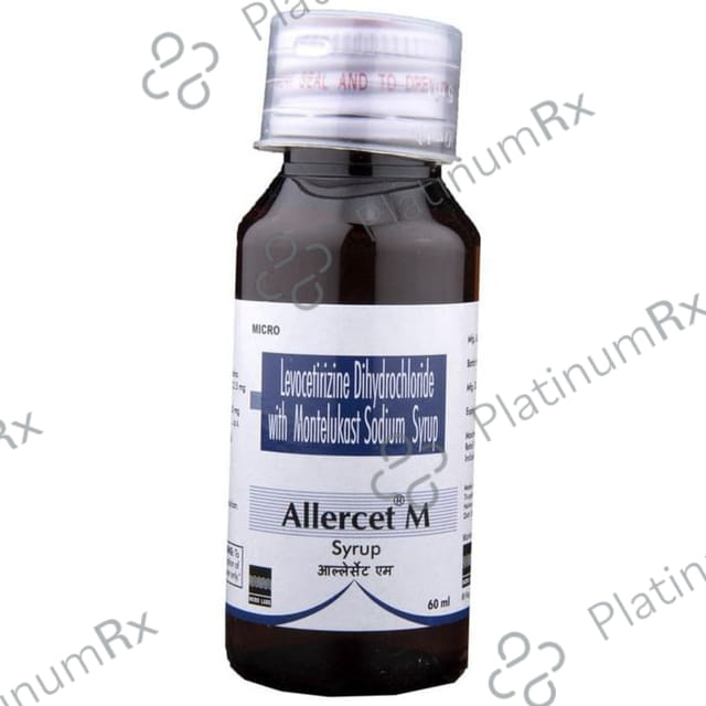 Allercet M 2.5/4mg Syrup 60ml