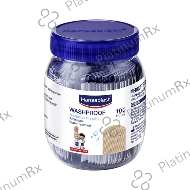 Hansaplast Washproof Medicated Dressing 100s