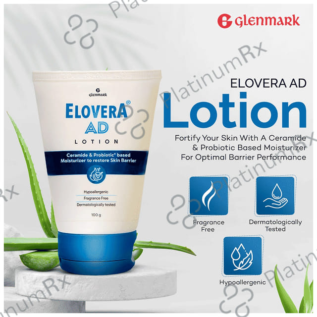 Elovera Ceramide & Probiotic Based AD Lotion 100gm