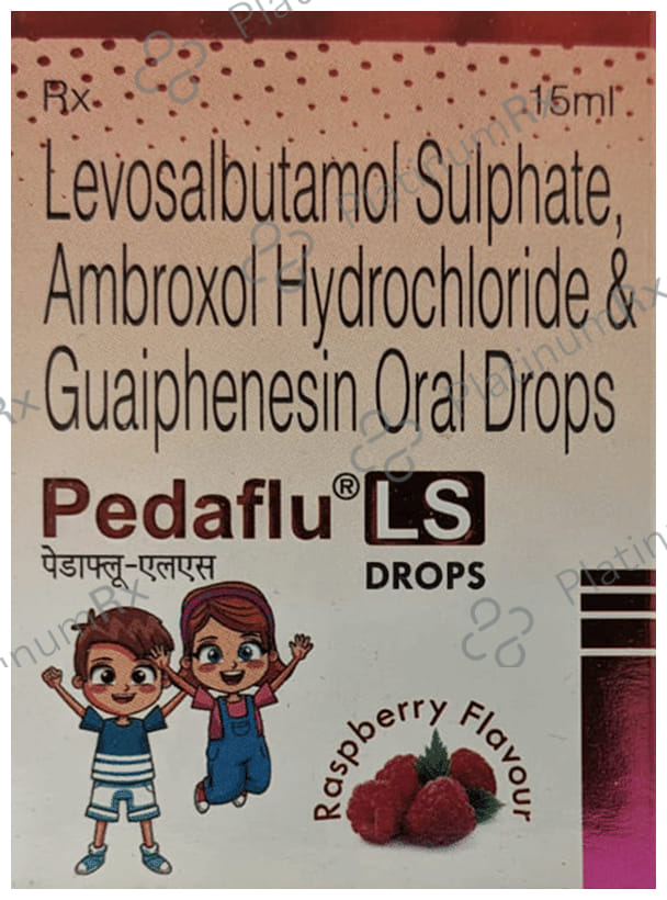 Pedaflu-LS Junior Oral Drops Raspberry