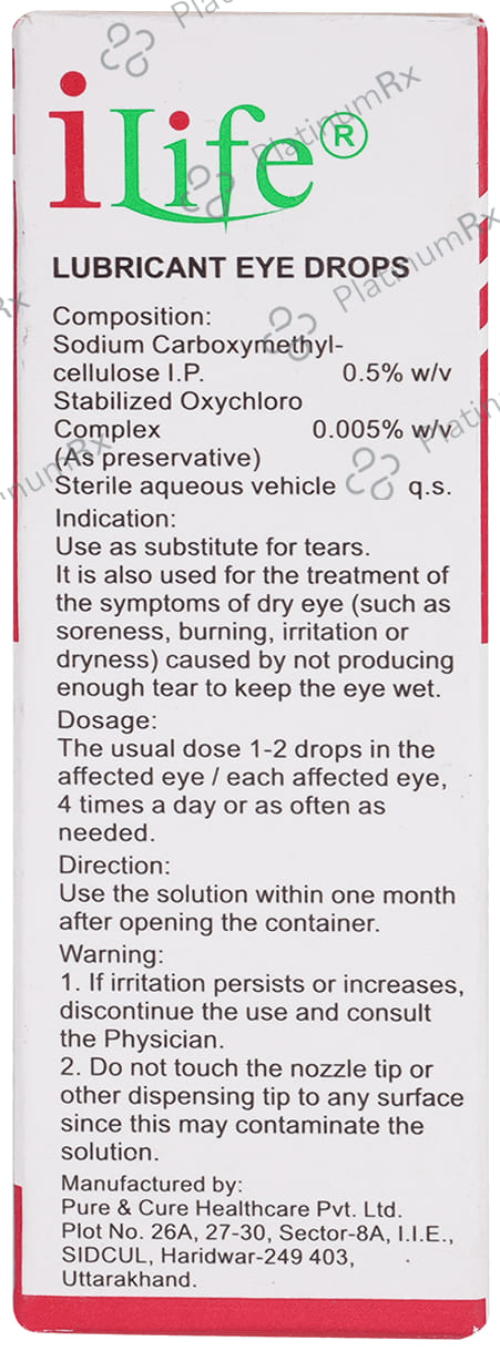 Ilife 0.5% Eye Drop 10ml