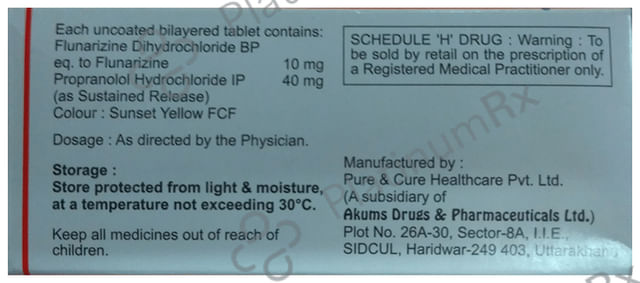 Zinepra 10 10/40mg Tablet SR 10s