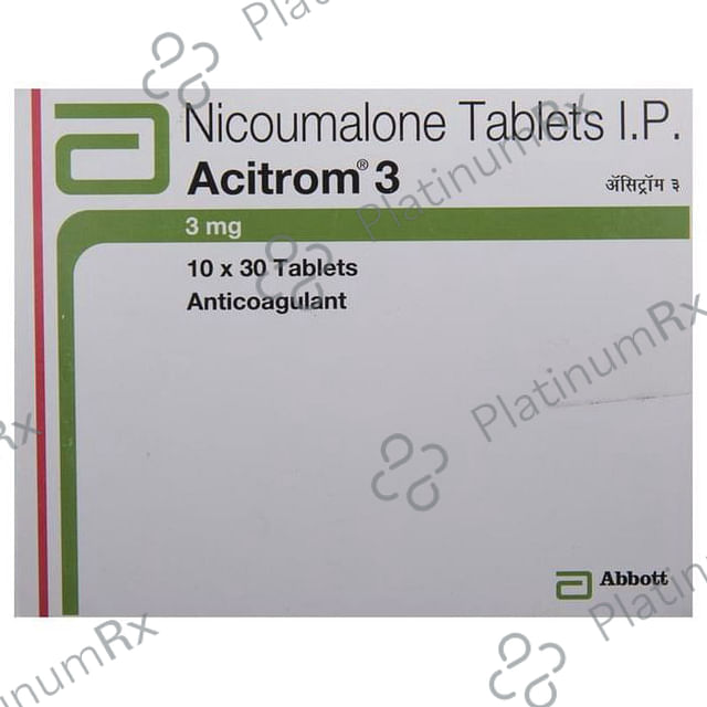 Acitrom 3mg Tablet 30s