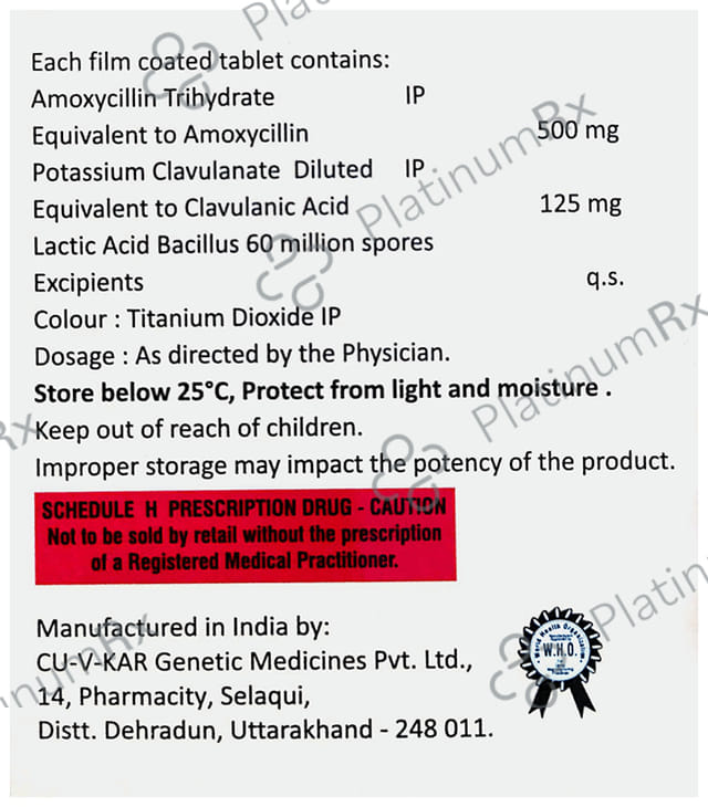 Amoxigood CV 625 LB Tablet 10s