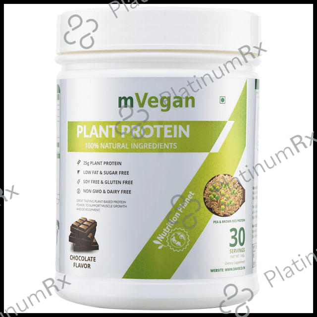 Nutrition Planet mVegan Plant Protein Powder Chocolate 1 kg