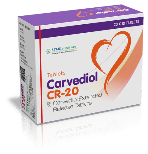 Carvediol CR 20mg Tablet ER 10s