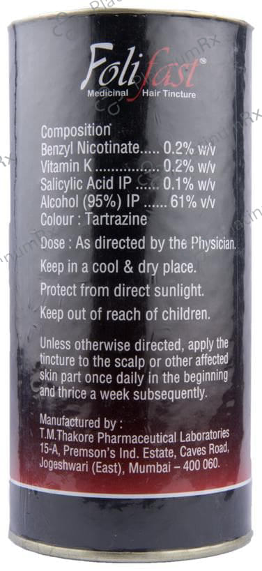 Folifast Medicinal Hair Tincture Liquid 100ml