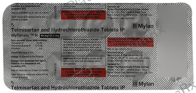 Mytenslo H 40mg/12.5mg Tablet