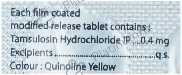 Tamsiflo 0.4mg Tablet 10s