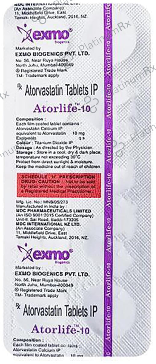 Atorlife 10 Tablet