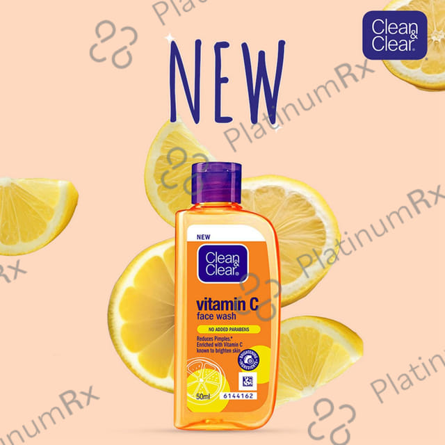Clean & Clear Vitamin C Face Wash 50ml