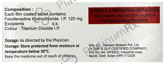 Ferodine 120 Tablet