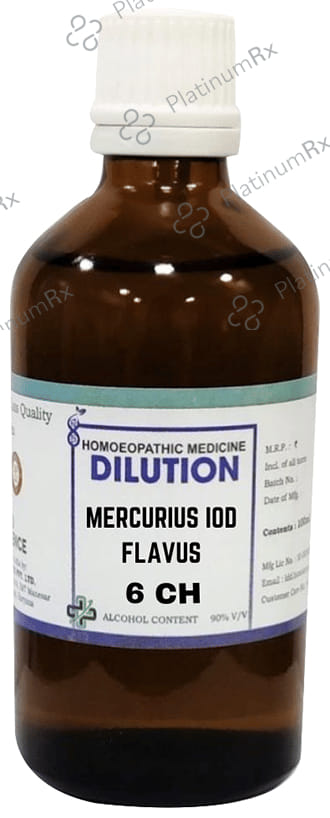 LDD Bioscience Mercurius Iod Flavus Dilution 6 CH 100 ml